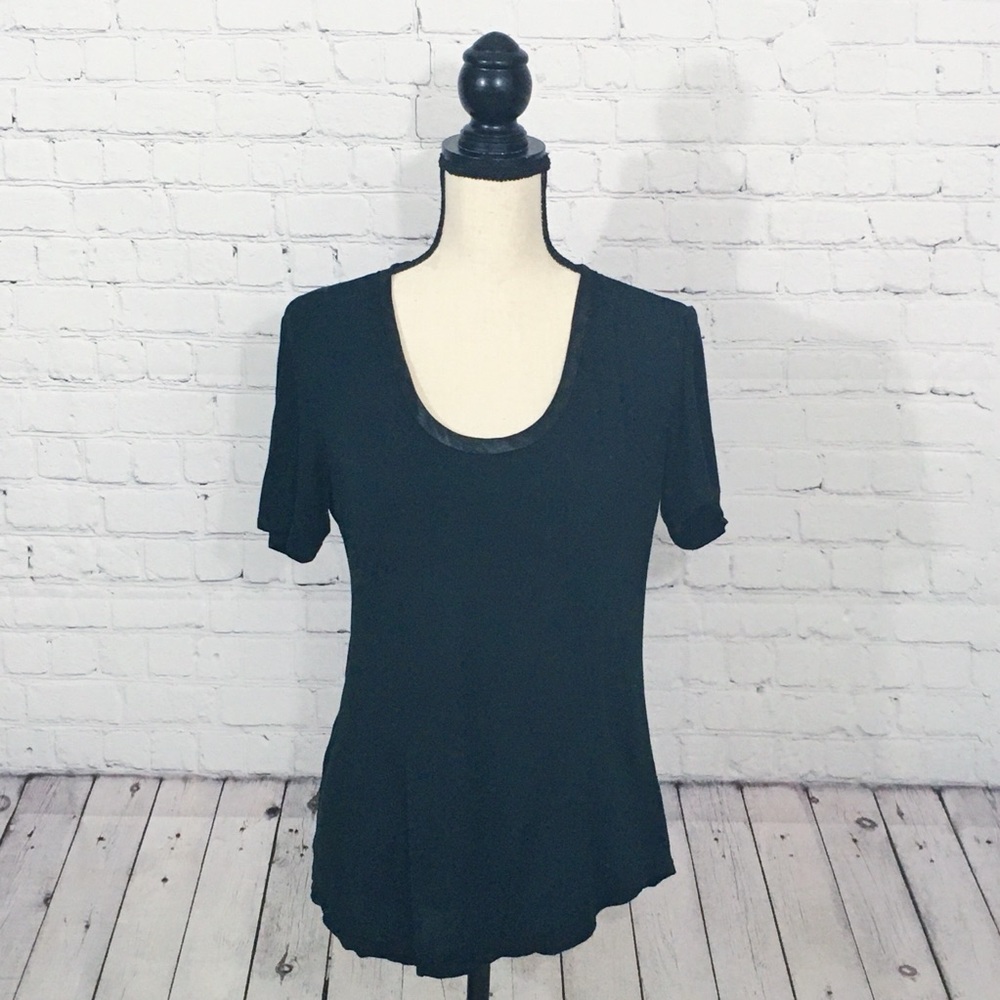 J.Crew Factory Black T-Shirt Size M
